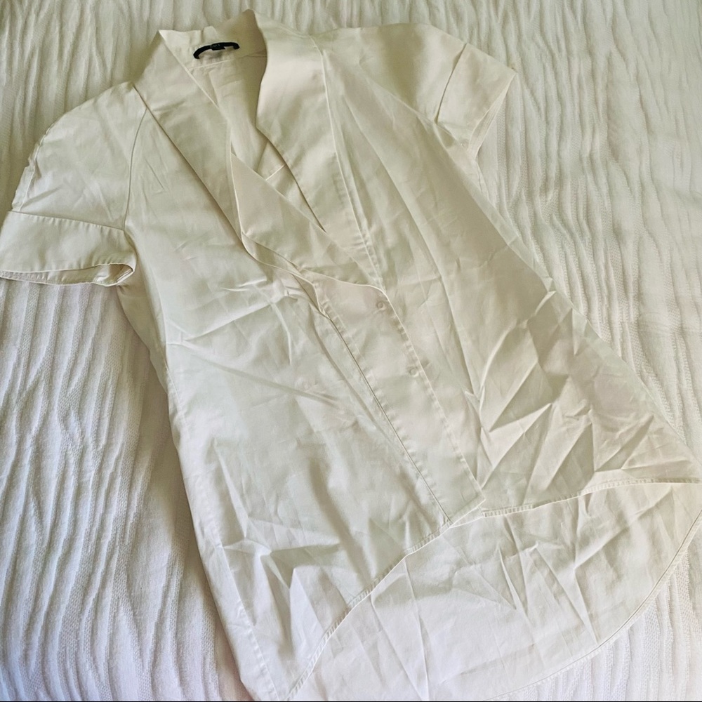 Hugo Boss White Origami Blouse